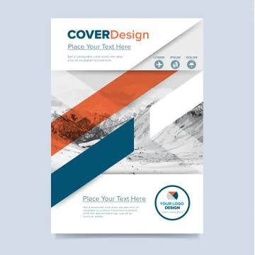 Brochure layout design vector illustration Stock Illustration