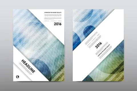 Brochure layout template flyer design vector, Magazine booklet cover abstract Stock Illustration