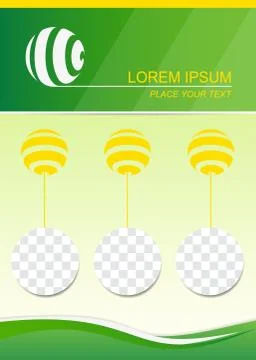 Brochure or cover design. Vector illustration. Stock Illustration