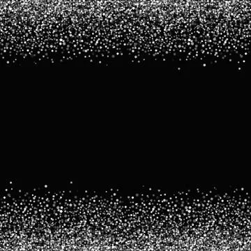Brochure with silver sequins. Stock Illustration