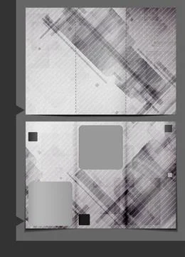 Brochure Template Design. Brochure Template Design. Vector Illustration. E... Stock Photos