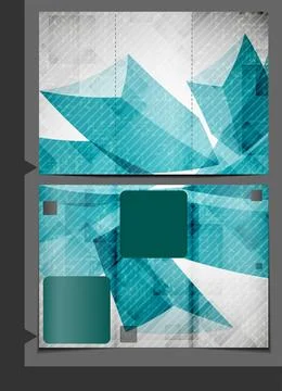 Brochure Template Design. Brochure Template Design. Vector Illustration. E... Stock Photos