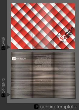 Brochure Template Design. Brochure Template Design. Vector Illustration. E... Stock Photos