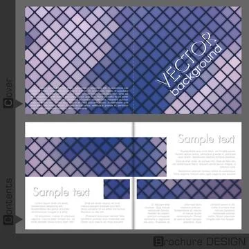 Brochure Template Design Brochure Template Design. Vector Illustration. Ep... Stock Photos