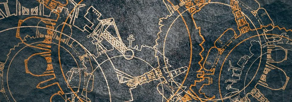 Brochure template design. Stock Illustration