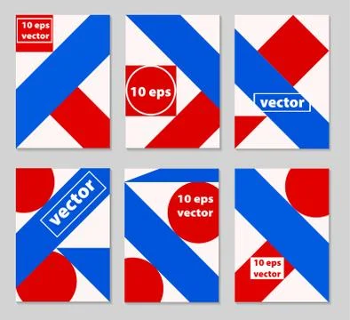 Brochure template. Geometric background. Eps10 vector Stock Illustration