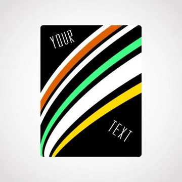 Brochure template. Stock Illustration