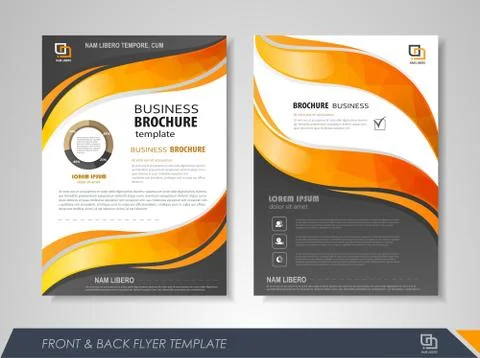 Brochure template Stock Illustration