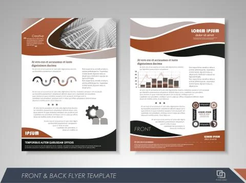 Brochure template Stock Illustration