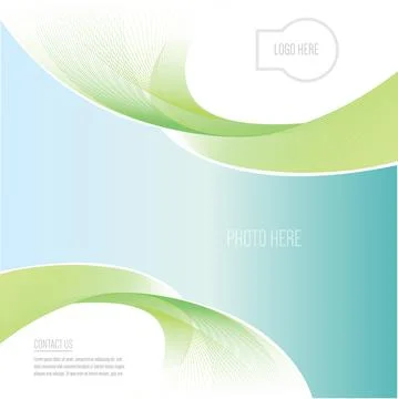 Brochure Template Illustrazione stock