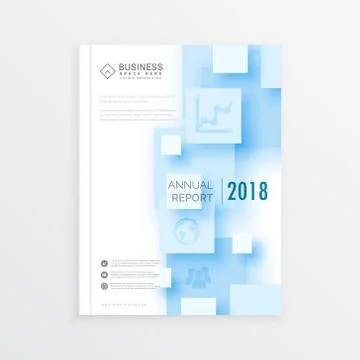 Brochure template layout, annual report cover design, magazine flyer design.. Stock Illustration