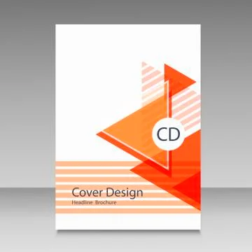 Brochure template layout, cover design annual report Illustrazione stock