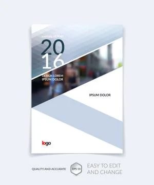 Brochure template layout, cover design annual report, magazine 스톡 일러스트