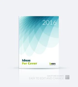 Brochure template layout, cover design annual report, magazine Stock Illustration
