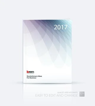 Brochure template layout, cover design annual report, magazine Stock Illustration
