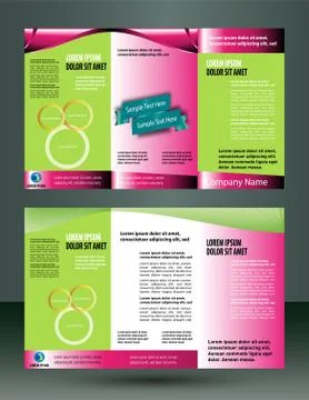 Brochure template vector Stock Illustration