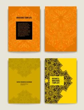 Brochure templates Stock Illustration