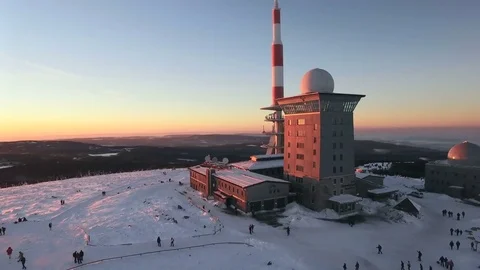 Brocken Aerial View Видео 71772209