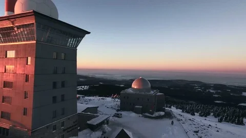 Brocken Aerial View Stock Footage 71773815