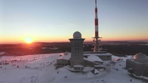 Brocken Aerial View 動画素材 85872834