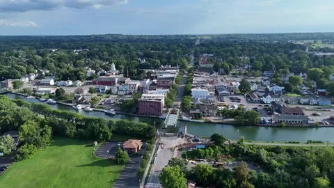 Brockport bridge Stock Footage 284581524
