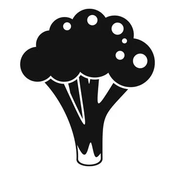 Brocoli icon simple vector. Food cabbage Ilustración de archivo
