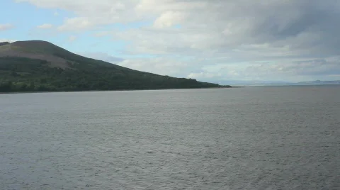 Brodick to the open sea Video stock 857832