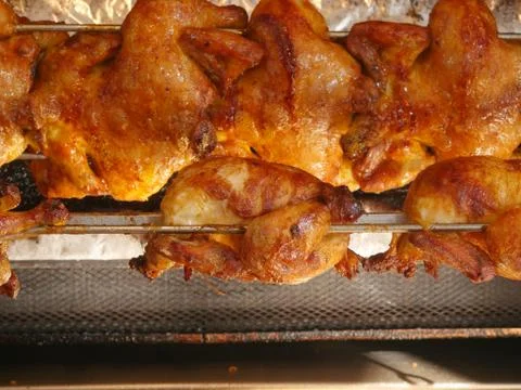 Broiler grilled Stock Photos
