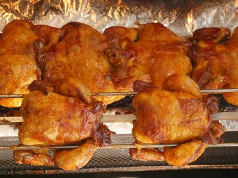 Broiler grilled Stock Photos