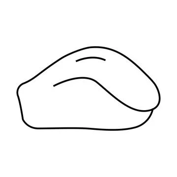 Broiler Liver line icon vector illustration Stock Illustration