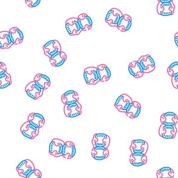 Broiler stomachs vector seamless pattern Stock Illustration