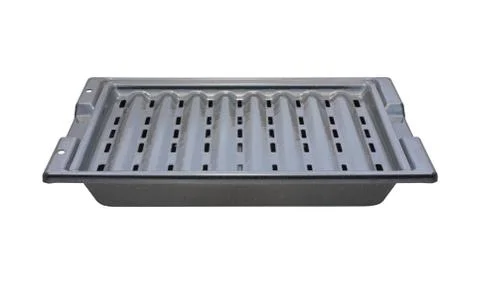 Broiling pan isolated with a clipping path Stock Photos