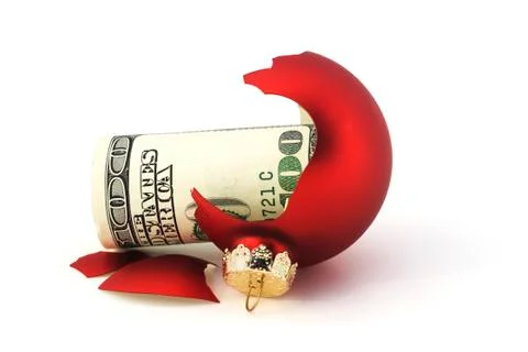Broke For The Holidays Foto stock
