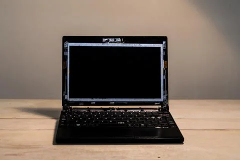 Broked laptop Stock Photos
