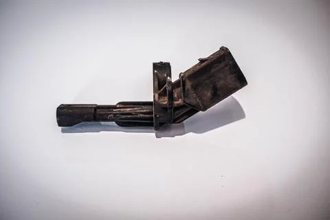 A Broken ABS Wheel Sensor of VW Tiguan 2014 Stock Photos