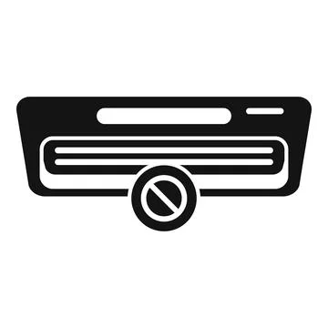 Broken air conditioner icon simple vector. Pump system Stock Illustration