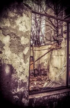 Broken and Abandoned Foto stock