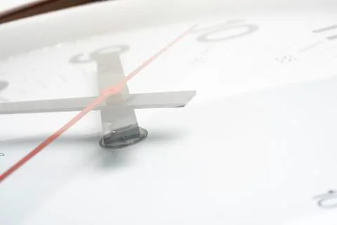 Broken And Dirty Old Clock Face Stock Photos