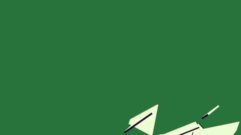 Broken Animated Motion Graphic Overlay Stock Footage 338017614