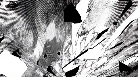 Broken Anime Surface Texture Loop Video stock 309436670