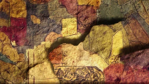 Broken Anime Surface Texture Loop Stock Footage 309438617