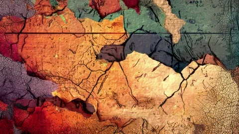 Broken Anime Surface Texture Loop Stock Footage 309438906