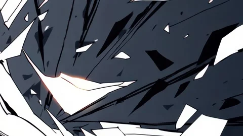 Broken Anime Surface Texture Loop Stock Footage 309440449