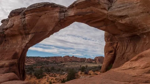 Broken Arch Timelapse 4k Stock Footage 47118079