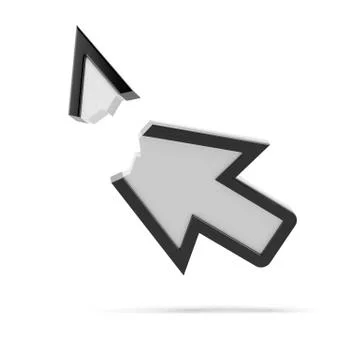 Broken arrow. Error page Stock-Illustration