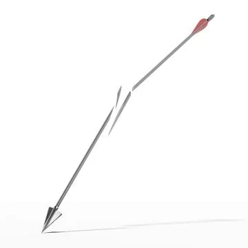 Broken arrow 库存插图