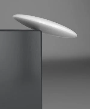 Broken balance falling white stone 3d illustration Stock Illustration