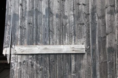 Broken barn door Stock Photos