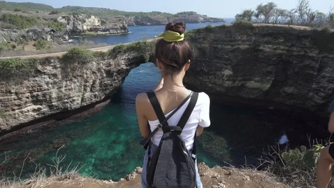 Broken Beach Nusa Penida Stock Footage 126005166
