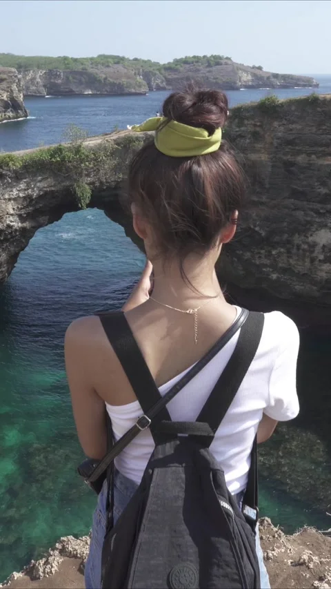 Broken Beach Nusa Penida Stock Footage 270531497